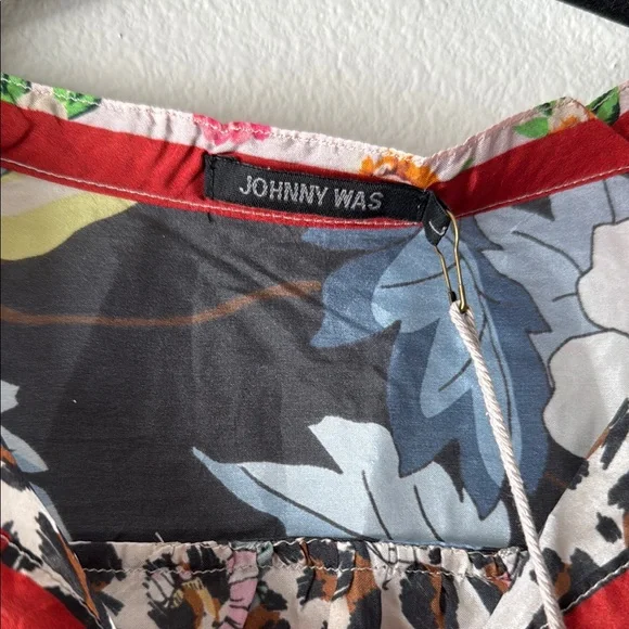 Johnny Was Ontari Cordia Tunic Floral Print Women's Top - Picture 2 of 8